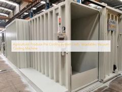 Sistema de pré-resfriamento de produtos agrícolas para vegetais folhosos máquina de resfriamento a vácuo