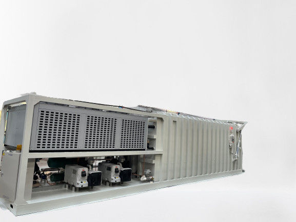 O refrigerador 3tons do vácuo da câmara do dobro do PLC 98KW dá um ciclo 6 páletes 1